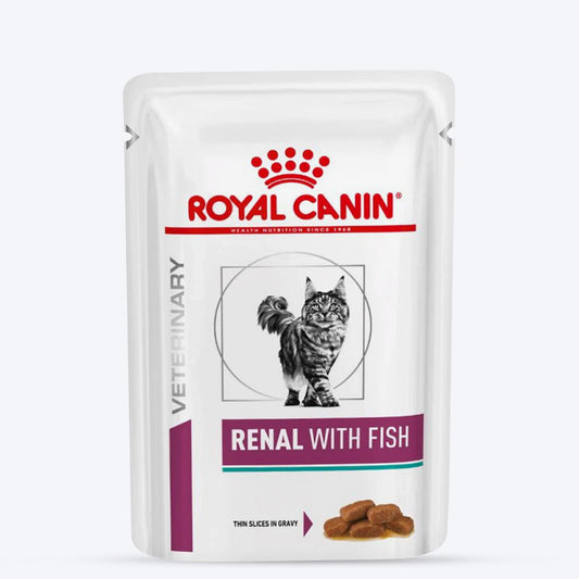 Royal Canin Renal With Fish Veterinary Diet Wet Food For Cat - 85 gm