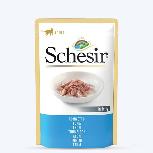 Schesir Tuna Jelly Adult Cat Wet  Food Pouch - 85 g